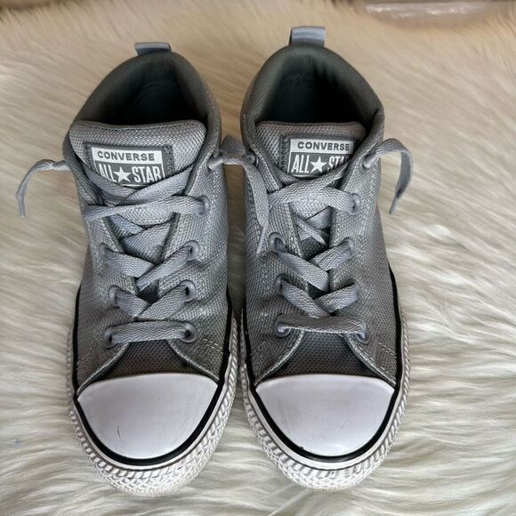 Converse Chuck Taylor All Stars Mid Tops Gray Size 3 - Picture 3 of 12